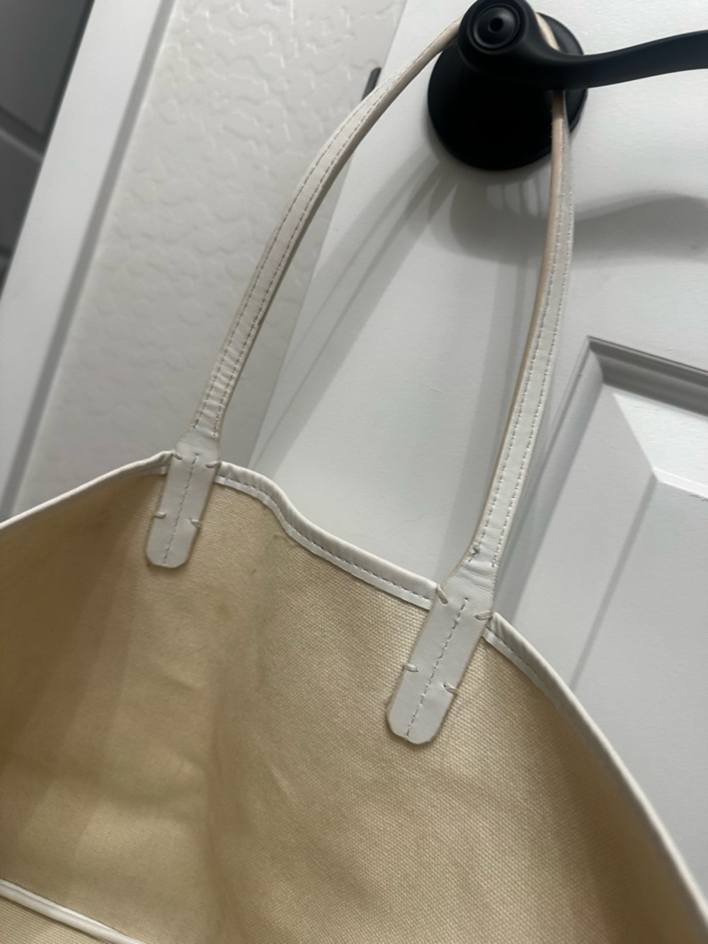 Goyard White Goyardine Coated Canvas St. Louis Tote - Picture 6 of 8